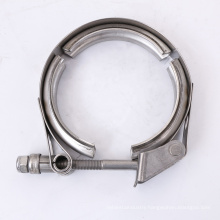2.5 V Band Clamp & Interlocking Flange Set, Stainless Steel, Exhaust Clamps